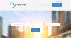 Desktop Screenshot of broadcastcareerlink.com